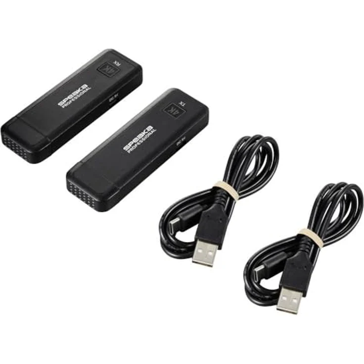 SpeaKa Professional SP-TR-450 HDMI-Funkübertragung Set, 50 m Reichweite, 2.4 GHz / 5 GHz, 3840 x 2160 Pixel, integrierte LED-Anzeige – Bild 4