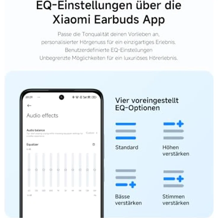 Xiaomi Redmi Buds 6 Lite Black, Aktive Geräuschunterdrückung, Titanbeschichtete Membran – Bild 12