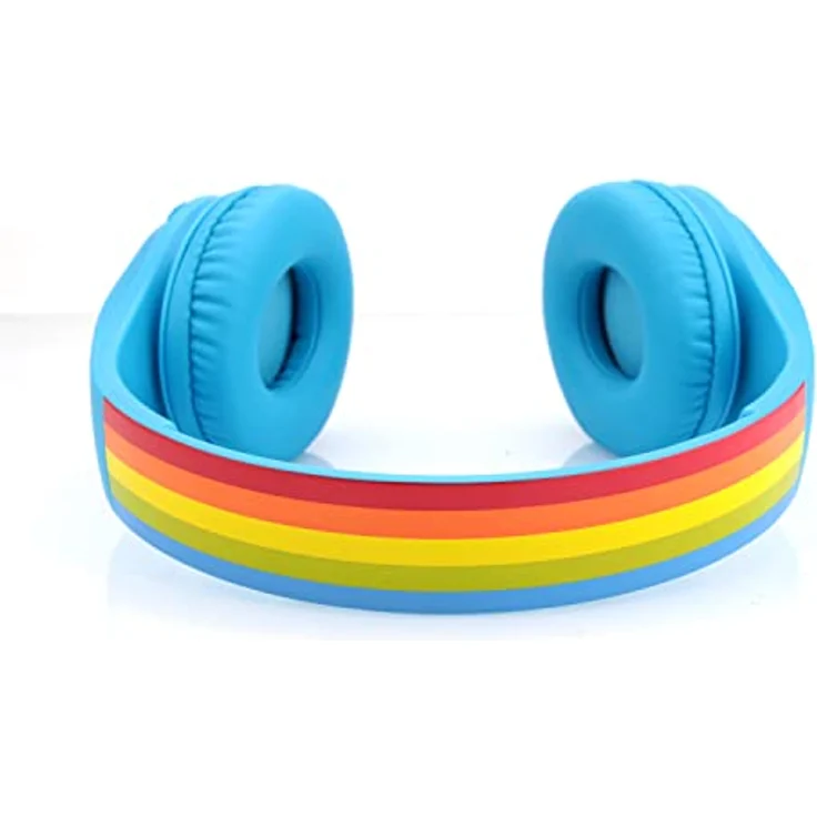 GOGEN Kinderkopfhörer Duo, Bluetooth & AUX, bis zu 45 Stunden Akku, Geräuschbegrenzung, faltbar, blau – Bild 3