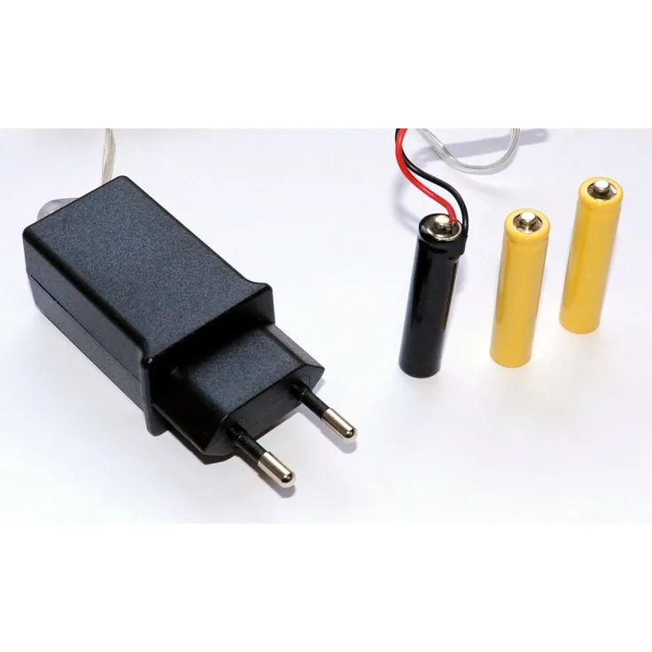 Coen Bakker Batterie Netzteil Adapter für 10 LED-Geräte, 10 x 3 AA Mignon, 4,5V Wandler, 1,5m Kabel, Innenbereich