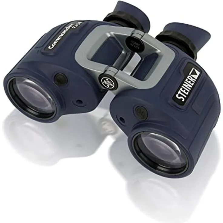 Steiner Marine-Fernglas Commander 7x50 - Extrem robust, 140m Sehfeld, 10m wasserdicht, Deutsche Marken-Qualität