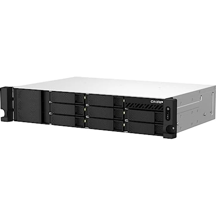 QNAP NAS TS-873AeU-RP-4G (0 TB), NAS, Schwarz – Bild 1