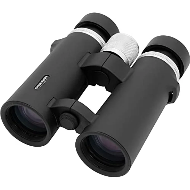 Omegon Talron HD 10x42, Fernglas mit ultrascharfer HD-Optik, 10-facher Vergrößerung, wasserdicht und gummiarmiert – Bild 1