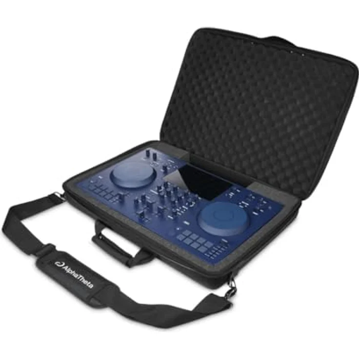 Pioneer DJ AlphaTheta OMNIS-DUO Bag, DJ-Controller Tasche aus schwarzem Ballistikpolyester mit EVA Durashock und Fleecefutter – Bild 5