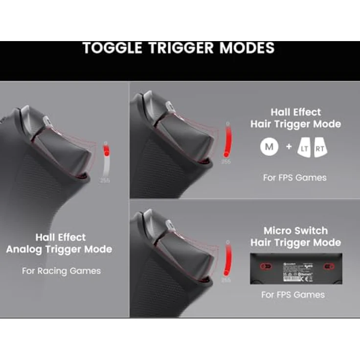 GameSir Tarantula Pro für Switch/iPhone/Android/PC (Bundle) - Gamecontroller – Bild 4