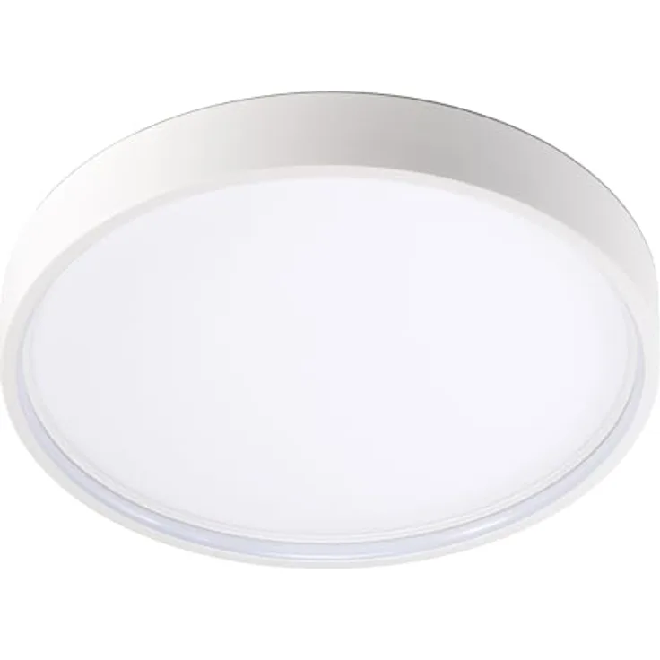 casa NOVA LED-Deckenleuchte 45 cm - Weiß - Aluminium - Dimmbar