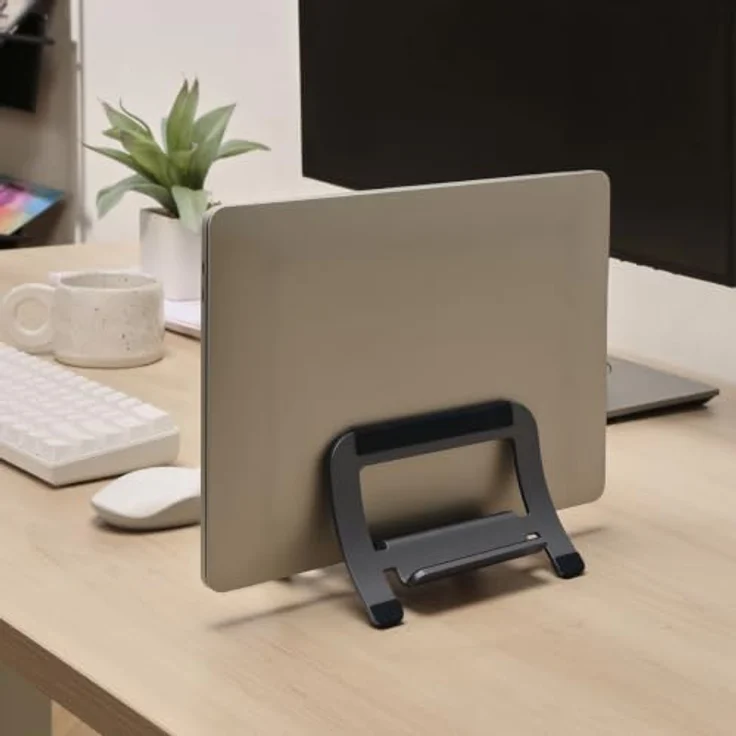 My Wall HT53L Notebook-Ständer, Aluminium in Grau/Schwarz, für Laptops und Tablets von 11 bis 17 Zoll, Tragkraft bis 5 kg – Bild 2