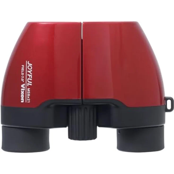 Vixen Fernglas Joyful MS 8x21 CF, rotes kompaktes Fernglas mit 8-facher Vergrößerung – Bild 3