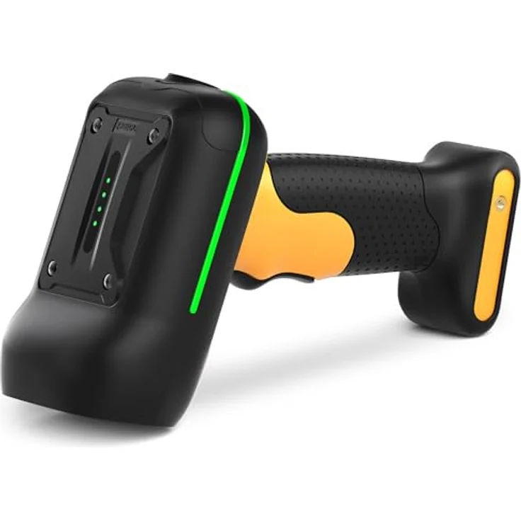 Inateck BCST-75, Bluetooth Barcode Scanner, IP67 Wasser- und Staubdicht, 1D 2D QR Code Scanner mit 2600mAh Akku und 3-in-1 Übertragungsmodus – Bild 1