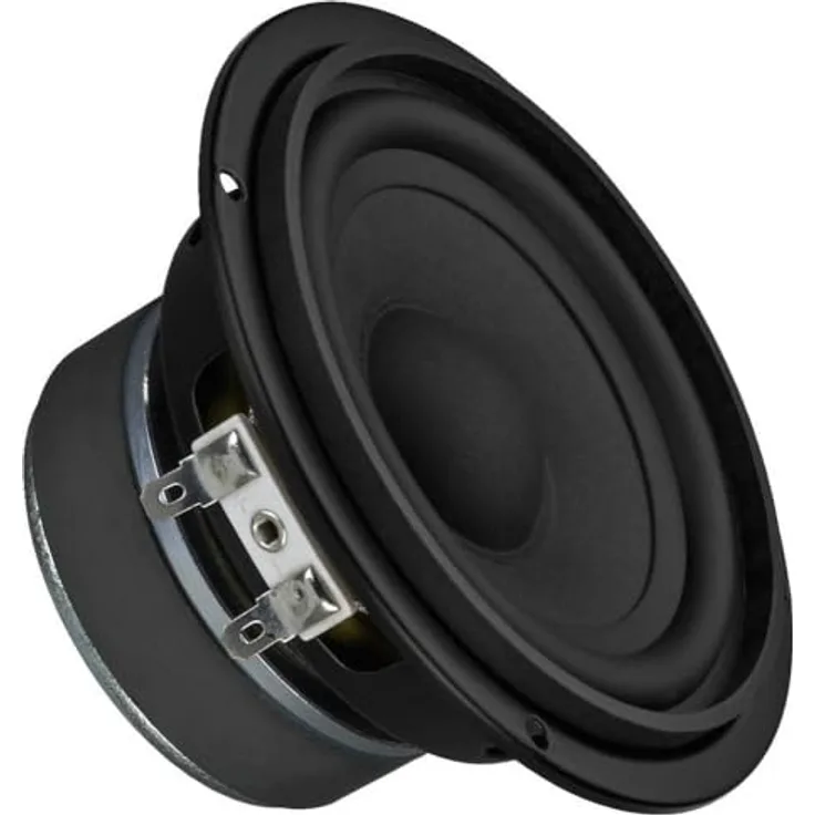 MONACOR SPM-116/8 4 Zoll 11.5cm Tieftoener 40W 8â„¦, Schwarz - Subwoofer mit 40W Leistungsfähigkeit und kompakten Abmessungen