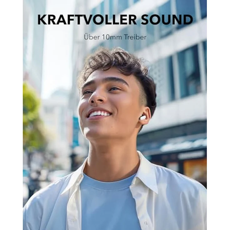 Anker Soundcore P30I Weiß (ANC, 8 h, Kabellos), Kopfhörer, Weiss – Bild 4