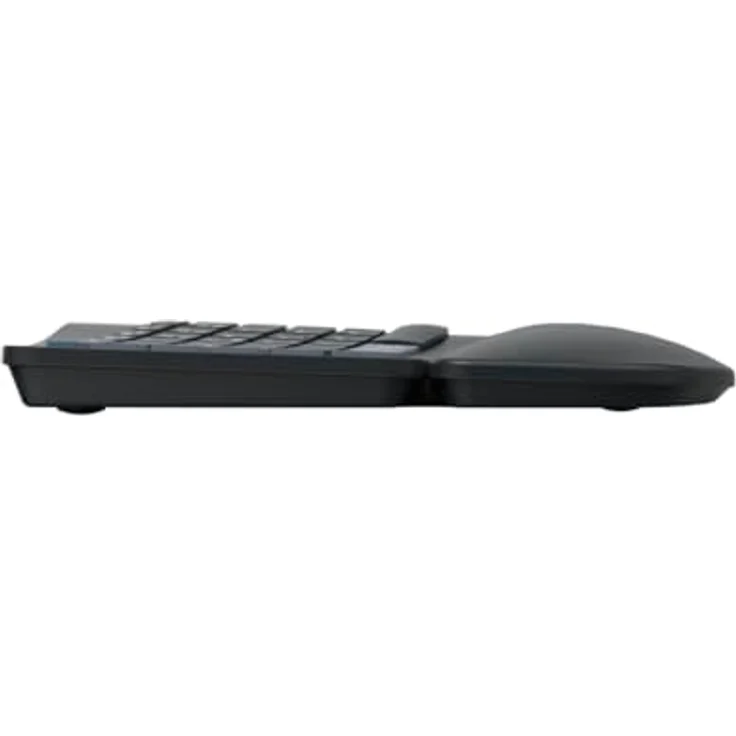Hama WK-900 Ergo Multi-Device-Tastatur kabellos schwarz, ergonomisch geformt, dimmbare Hintergrundbeleuchtung, gepolsterte Handballenauflage – Bild 9