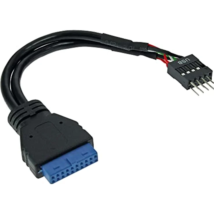 InLine USB 3.0 zu 2.0 Adapterkabel intern, Pfostenanschluss 0,15m – Bild 2