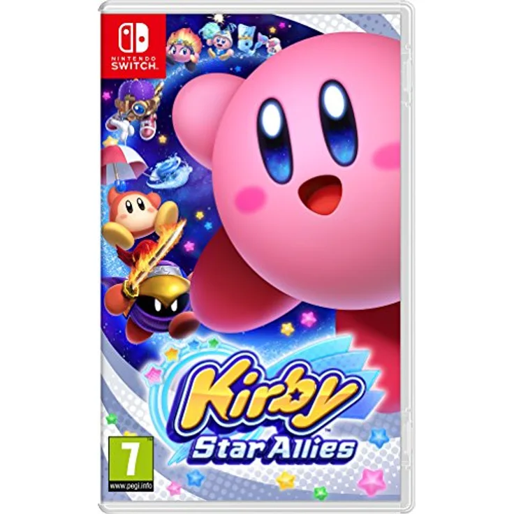 Nintendo Star Allies, MAIN-96558, schwarzes Nintendo Switch Spiel mit englischem Einleger, spielbar auf Französisch