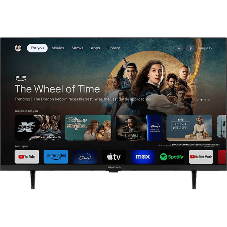 GRUNDIG 32 GHB 6440 32" HD-ready Smart TV mit Triple Tuner, Magic Fidelity Sound und USB-Media-Player, 32W Lautsprecherleistung