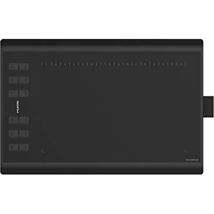 HUION H1060P Grafiktablett - 10 x 6,25 Zoll Arbeitsbereich - 8192 Druckempfindlichkeitsstufen - USB - Schwarz
