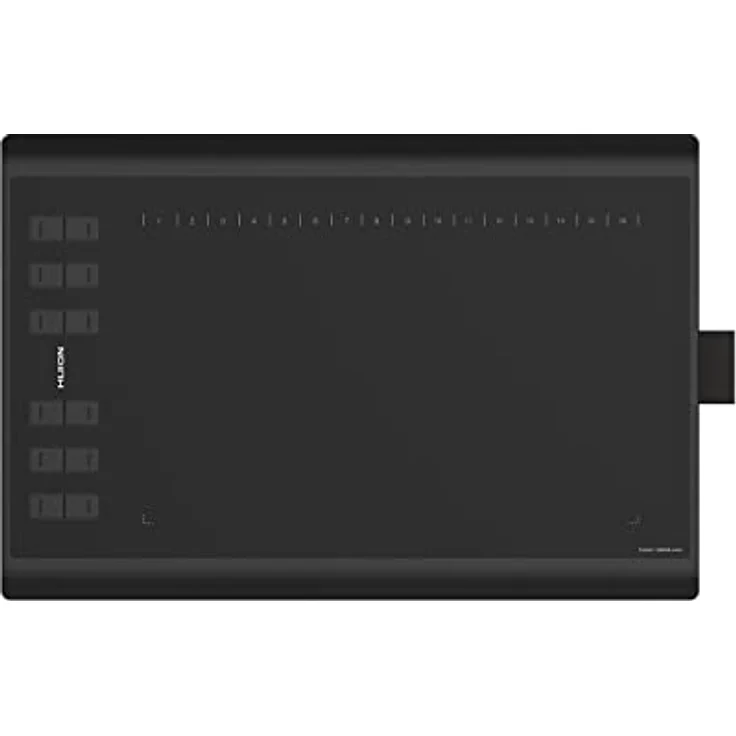 HUION H1060P Grafiktablett - 10 x 6,25 Zoll Arbeitsbereich - 8192 Druckempfindlichkeitsstufen - USB - Schwarz – Bild 1