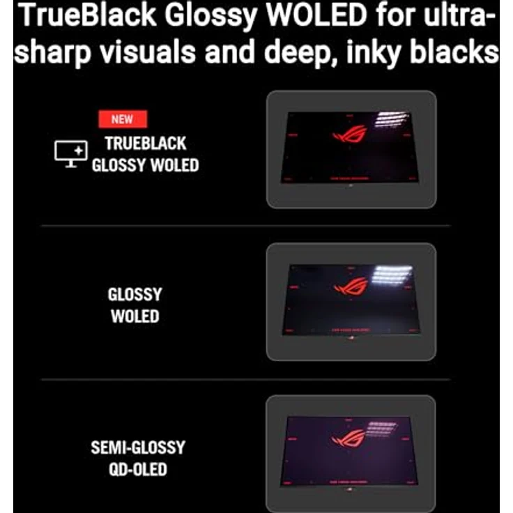 ASUS ROG Strix OLED XG32UCWMG, 32 Zoll 4K UHD Gaming Monitor, Dual-Modus 4K bei 240 Hz FHD bei 480 Hz, HDR 400 True Black, 0.03ms Reaktionszeit, Sync-Tech, USB-C, DP, HDMI – Bild 2