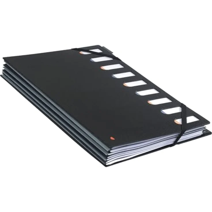 EXACOMPTA Ordnungsmappe Exactive 9 Fächer schwarz, Bürotechnik – Bild 2