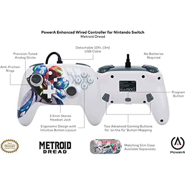 PowerA Enhanced Wired Controller Metroid Dread (1527183-01) (Switch)  – Bild 3