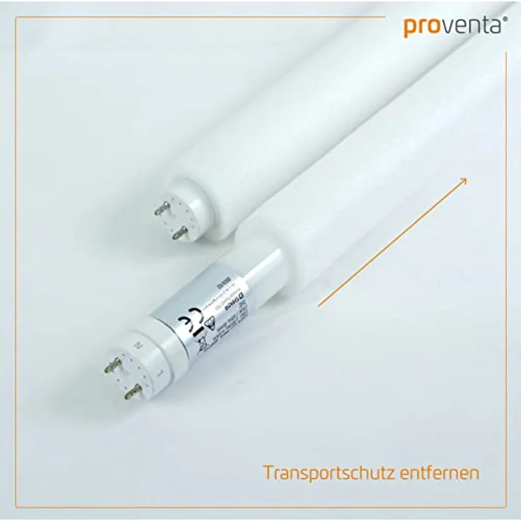 LED-Feuchtraumleuchte 120 cm mit 2 LED-Röhren, IP65, 4.000 K, 36 W, 3.780 Lumen – Bild 5