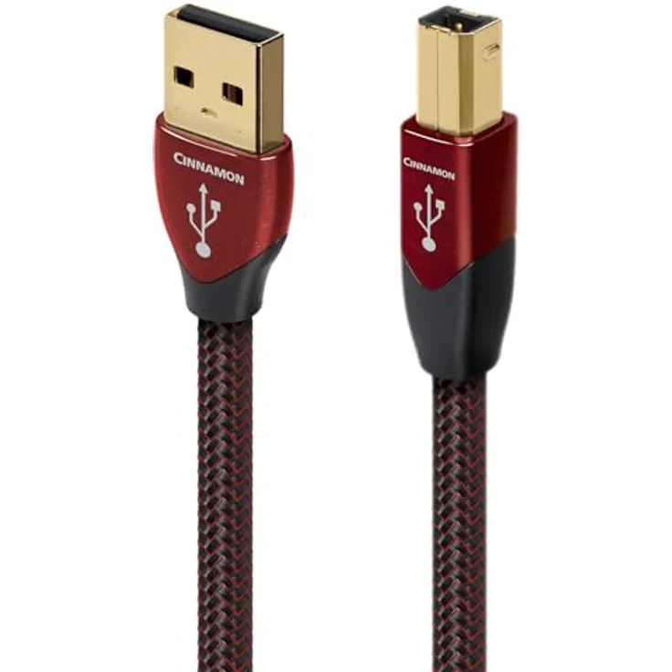 AudioQuest Cinnamon USB A-B Kabel 1,5 m USB B schwarz – USB-Kabel (1,5 m, USB A, USB B, 2.0, Stecker-Stecker, schwarz) – Bild 2