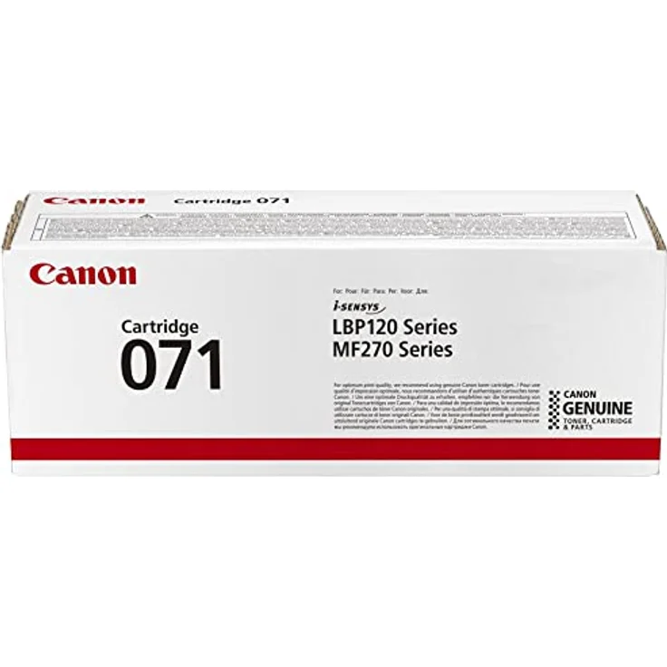 Canon Toner 071 Original Schwarz, 1200 Seiten, für i-SENSYS Laserdrucker – Bild 1
