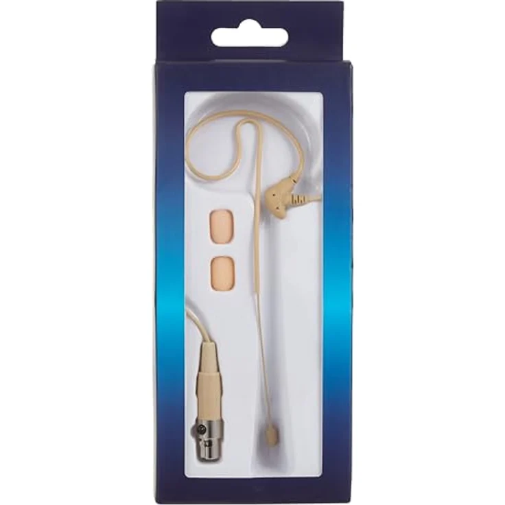 Pyle Headset Mikrofon, Professionelles Omnidirektionales Kondensatormikrofon mit 4 Pin Mini XLR, Hautfarbe, für Präsentation, Unterricht, Moderation & Interviews – Bild 2