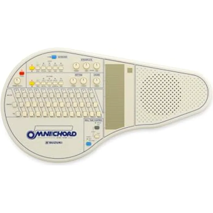 SUZUKI Omnichord OM-108, Digital Synthesizer mit 10 Preset-Sounds, Begleitautomatik und MIDI-Ausgang