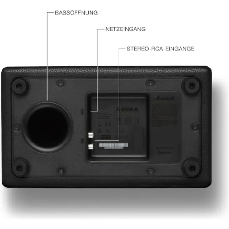 MARSHALL Acton IV Bluetooth-Home-Lautsprecher, raumfüllender Stereo-Sound, verbesserte Hochtöner, Black & Brass – Bild 9