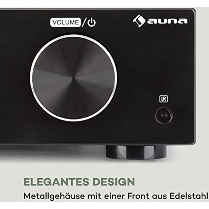 auna iTuner 320 BT digitaler HiFi-Tuner mit Bluetooth und WLAN, Spotify Connect, Internet-, DAB+ und UKW-Tuner, DLNA & UPnP schwarz - Preisvergleich – Bild 10