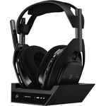 Logitech G Astro A50 X LIGHTSPEED kabelloses Gaming-Headset + Basisstation, PRO-G GRAPHENE, PLAYSYNC für Xbox Series X|S + PS5 + PC/Mac, Bluetooth, HDMI 2.1 Passthru, Schwarz