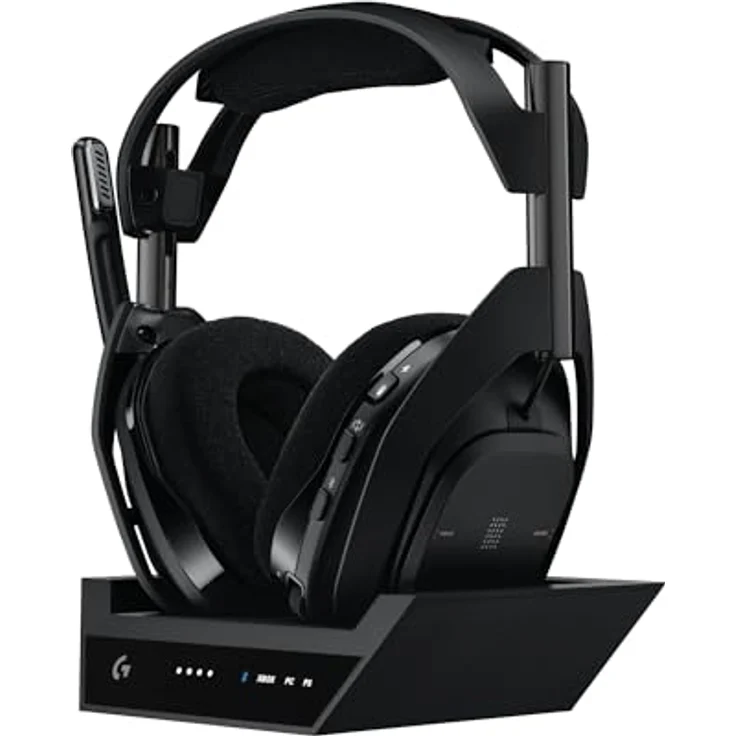 Logitech G Astro A50 X LIGHTSPEED kabelloses Gaming-Headset + Basisstation, PRO-G GRAPHENE, PLAYSYNC für Xbox Series X|S + PS5 + PC/Mac, Bluetooth, HDMI 2.1 Passthru, Schwarz – Bild 1
