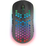 MARSGAMING Mars Gaming MMW3, Kabellose Gaming Maus, RGB Flow, Ultraleicht 79g, 3200DPI, Schwarz