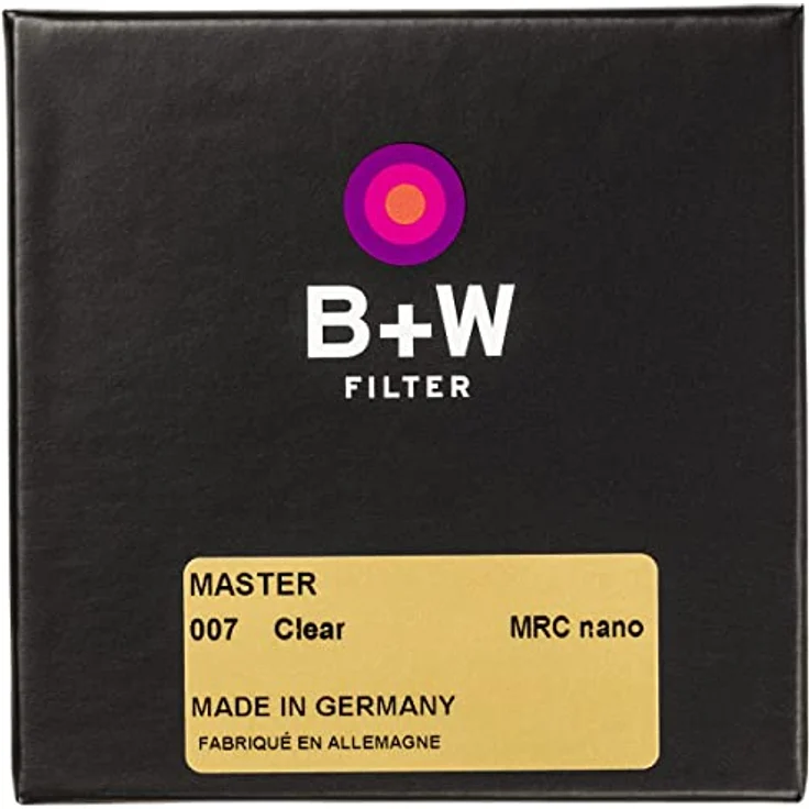 B+W Schutz-Filter, Clear Filter MRC Nano Master 67mm (16x vergütet, Slim, Premium) 1101525 Black – Bild 3