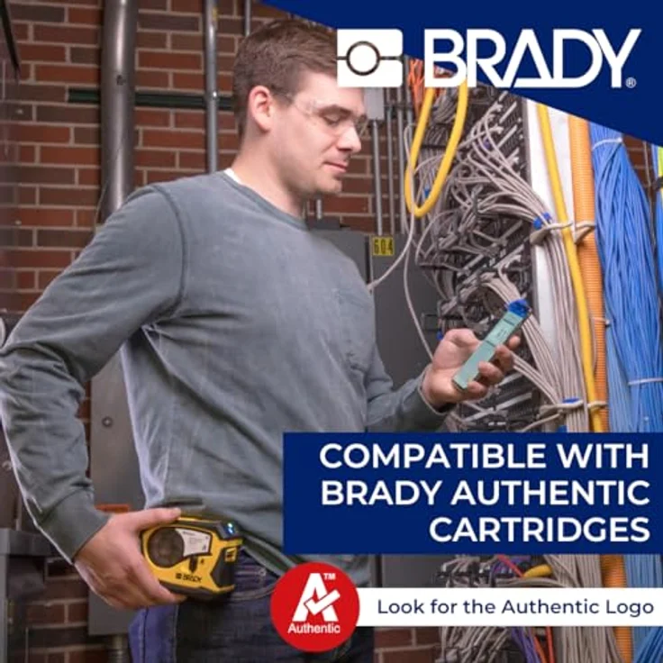 Brady M211-Etikettendrucker, mobiler Thermotransfer-Drucker, 203dpi, max. Breite 19.05 mm, Bluetoo, Etikettendrucker – Bild 7