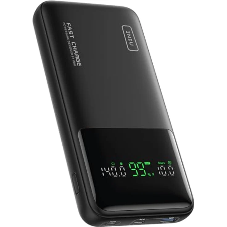 INIU Power Bank, 27000mAh 140W Power Bank Klein Aber Stark USB C Input & Output for Phone & Laptop, Externer Handyakkus für MacBook Pro Steam Deck iPhone 15 14 13 12 Pro Samsung S23 iPad etc – Bild 1