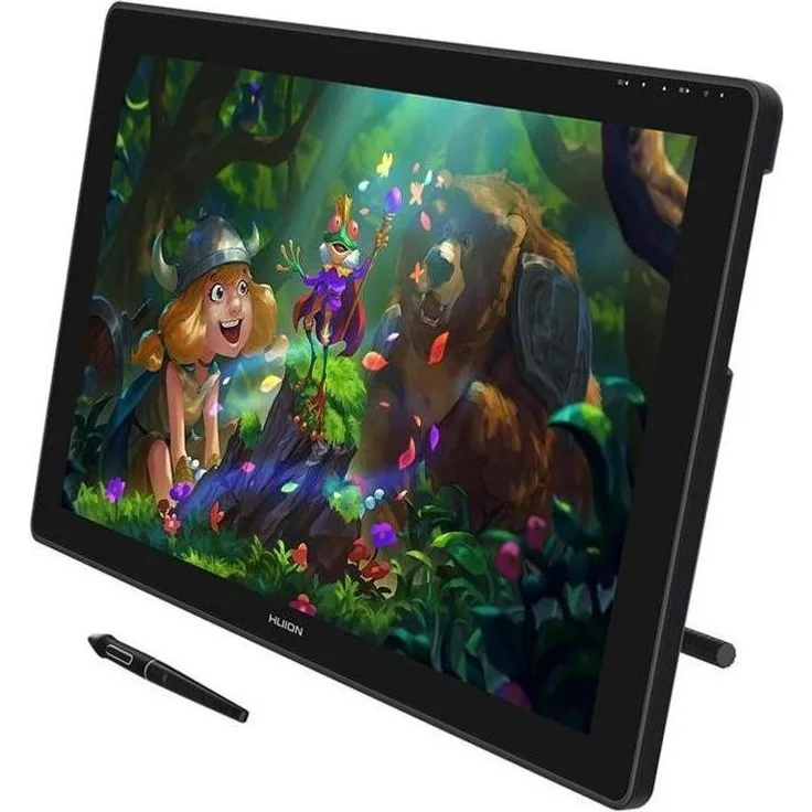 Huion Kamvas RDS-220, 21,5" Grafiktablett mit 5080 lpi, Schwarz/Grau, QHD Display und PW517-Stift