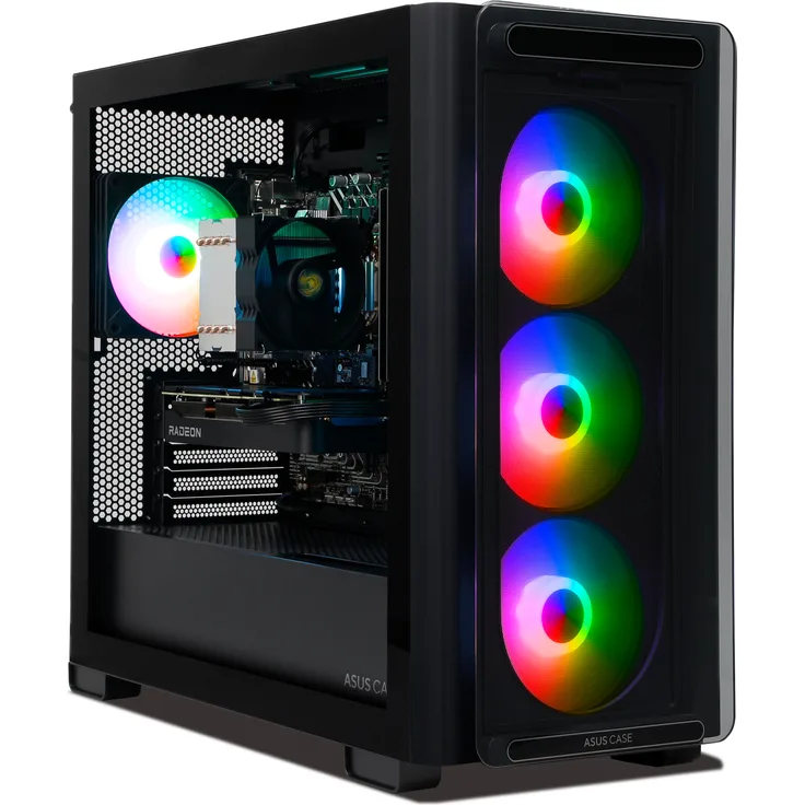 Ankermann Ankermann Dominator, Intel Core i7-13700F, AMD RX 9060XT 16GB, 32GB DDR5 RAM, 1TB NVMe SSD, Windows 11, ARGB Black Case