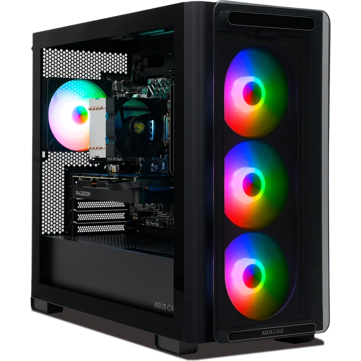 Ankermann Ankermann Dominator, Intel Core i7-13700F, AMD RX 9060XT 16GB, 32GB DDR5 RAM, 1TB NVMe SSD, Windows 11, ARGB Black Case