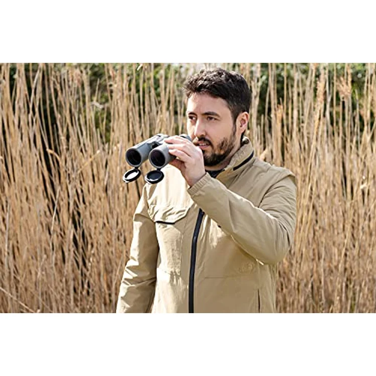 Bresser Fernglas 8x42 Wave, wasserdicht, mit BaK-4-Glas, UR-Vergütung und Brillenträgerokularen, perfekt für Naturbeobachtungen, auf Reisen und beim Wandern – Bild 5