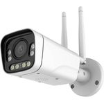 INKOVIDEO INKO-TY557 4 MP WLAN Überwachungskamera mit Smart H.264+ Videokomprimierung, Bewegungserkennung, Nachtsicht bis zu 25 m, Zwei-Wege-Audio, ONVIF, unterstützt MicroSD-Karten bis zu 128 GB