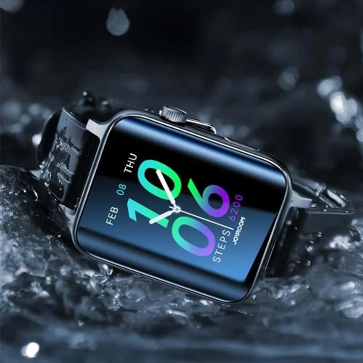 Joyroom JR-FT6 Smart Watch (Make/Answer Call), Sportuhr + Smartwatch in Blau – Bild 5