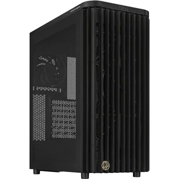 ASUS PROART PA401 WOOD MESH PWM BLACK, ATX Gehäuse aus Holz mit 2x 3,5" und 2x 2,5" Erweiterungseinschüben, Schwarz – Bild 1