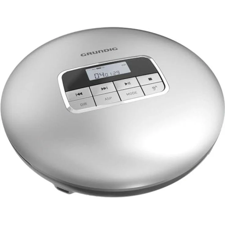 Grundig GCDP 8500 tragbarer CD-Player, silber – Bild 2