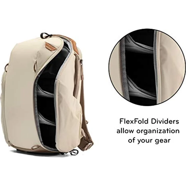 Peak Design Everyday Backpack V2 Zip 15L beige – Bild 5