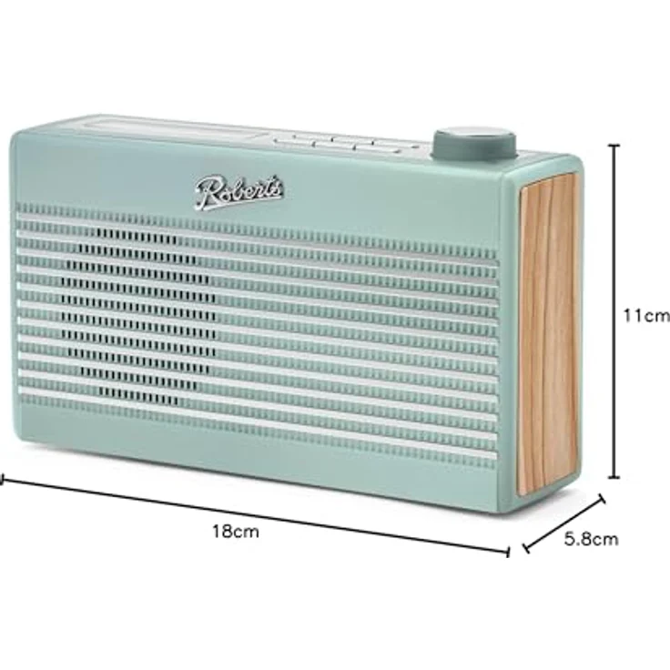 Roberts Rambler Mini Dab+/UKW/Bluetooth Radio, Himmelblau – Bild 5
