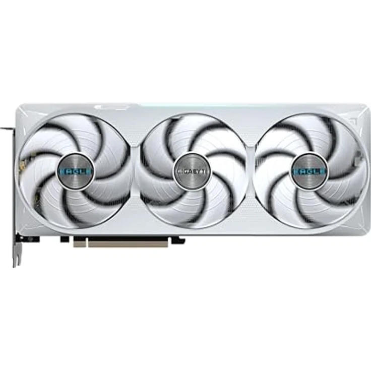 Gigabyte GeForce RTX 5070 Ti Eagle OC Ice SFF 16G Grafikkarte - 16GB GDDR7, 256 Bit, PCI-E 5.0, 2542 MHz Core Clock, 3 x DP 2.1a, 1 x HDMI 2.1b, NVIDIA DLSS 4, RGB-Beleuchtung, GV-N507TEAGLEOC ICE-16GD, blau – Bild 2