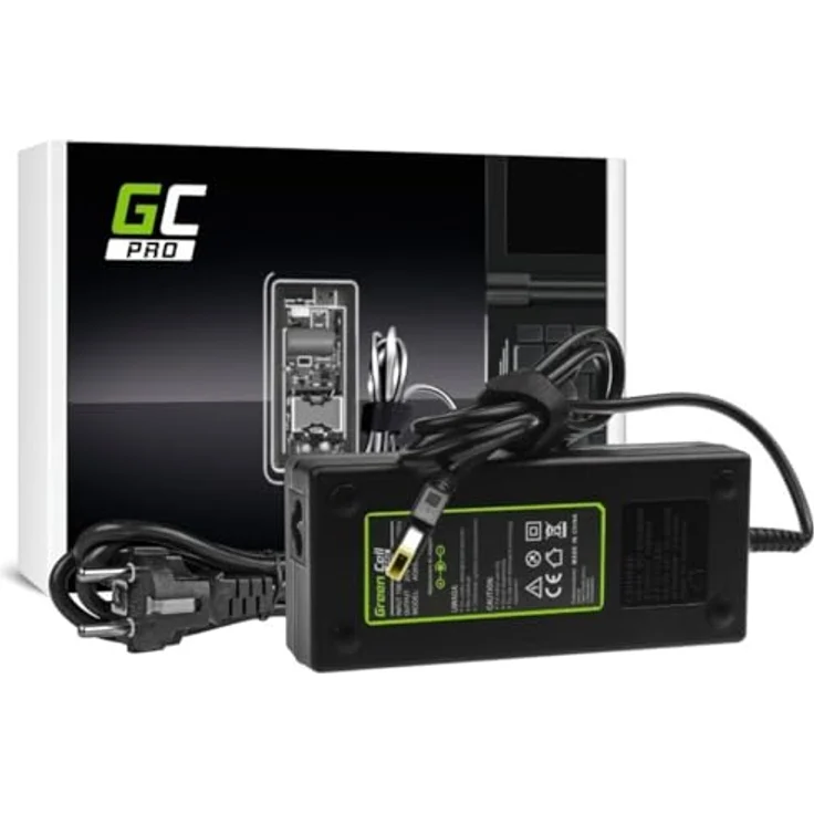 GreenCell PRO 135Watt Stromversorgungsadapter, Notebook Netzteil mit 1,2 m Kabel, schwarz – Bild 1