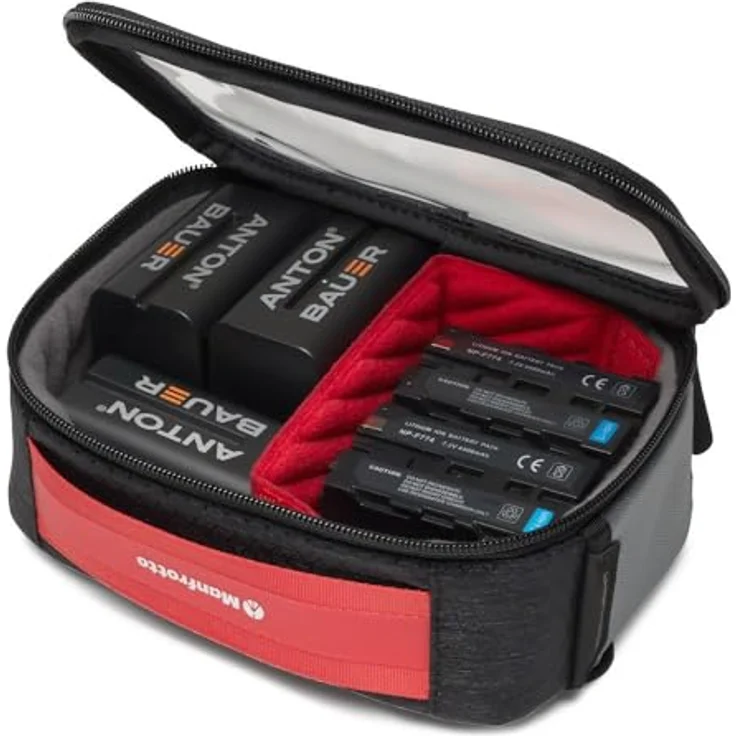 Manfrotto Pro Light Tech Organizer S Kamerazubehörtasche für Akkus Ladegeräte Kabel, schwarz – Bild 3